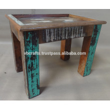 Table basse en bois recyclée